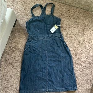 Universal thread denim midi dress
